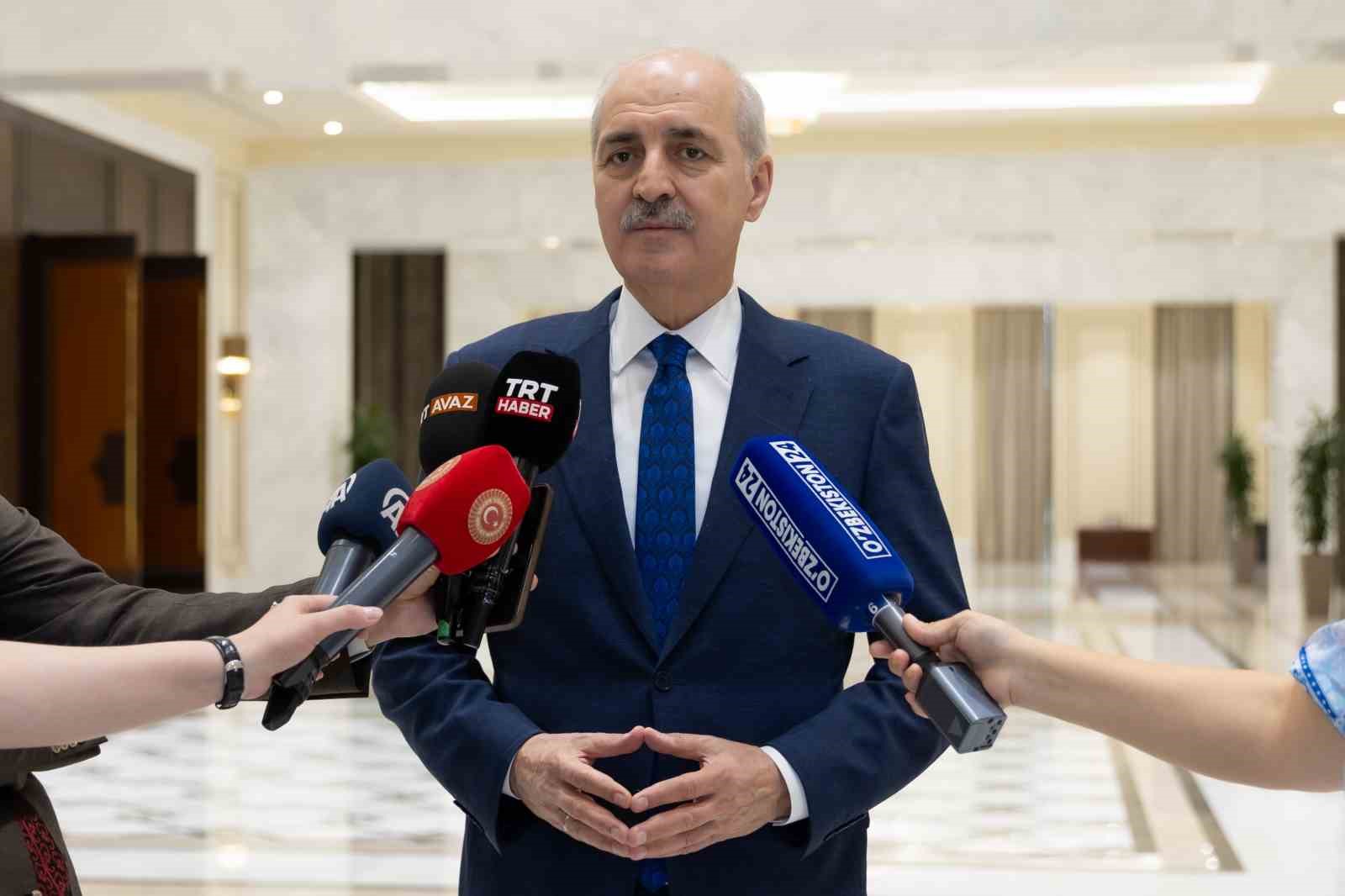 TBMM Başkanı Numan Kurtulmuş, Özbekistan Ali Meclisi Senato Başkanı Tanzila