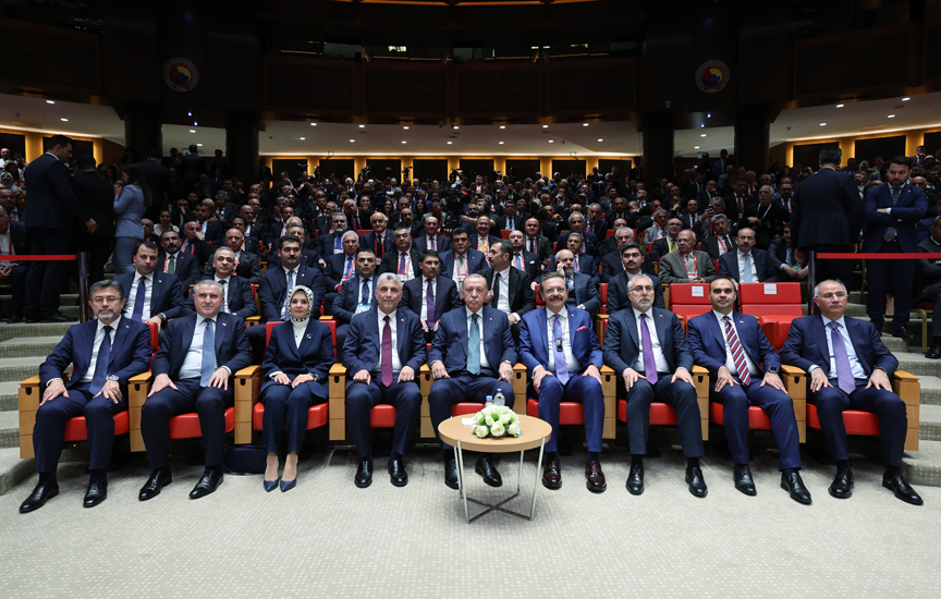 TOBB Hizmet Şeref Belgesi Plaket Töreninde konuşan Cumhurbaşkanı Recep Tayyip