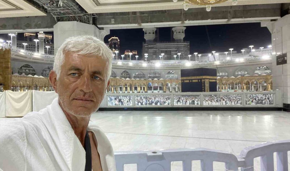 KUZEY MAKEDONYA’NIN BAŞKENTİ ÜSKÜP’TEN HAC VAZİFELERİNİ YERİNE GETİRMEK ÜZERE BİSİKLETLE