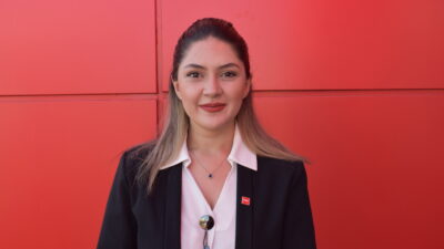 CHP Afyonkarahisar İl Kadın Kolları Başkan Adayı Özge Nur Ölmez,