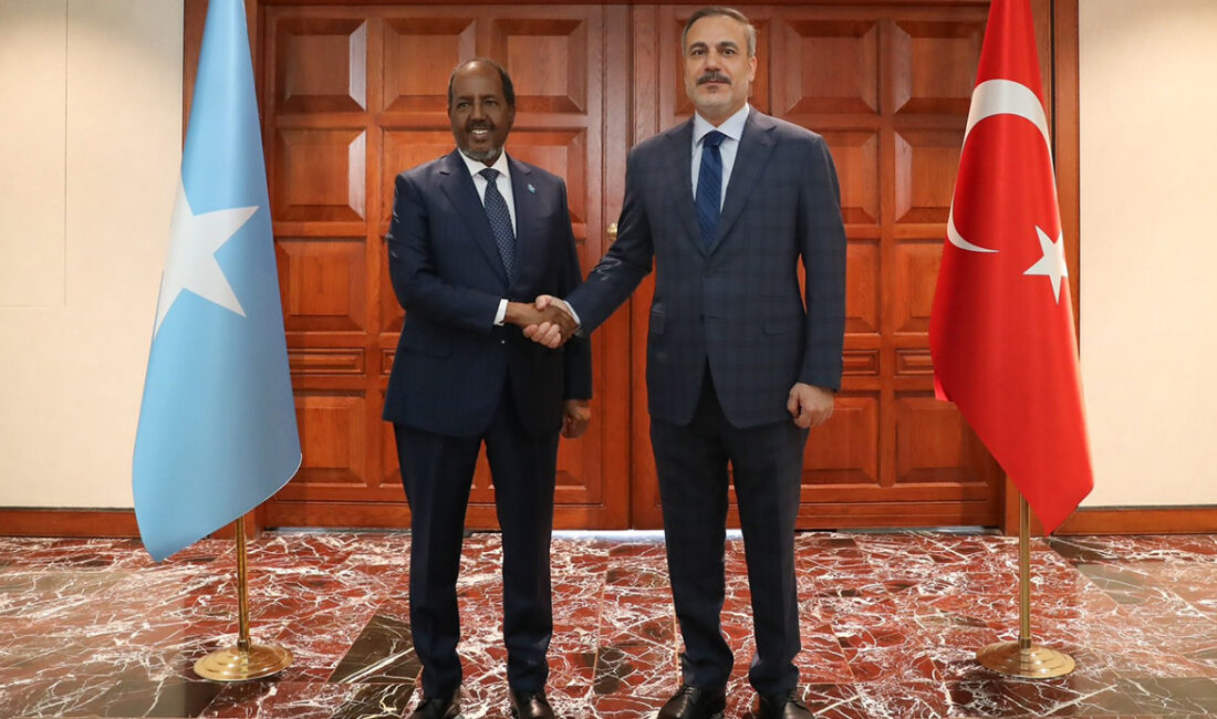 Dışişleri Bakanı Hakan Fidan, Somali Cumhurbaşkanı Hasan Şeyh Mahmud ile