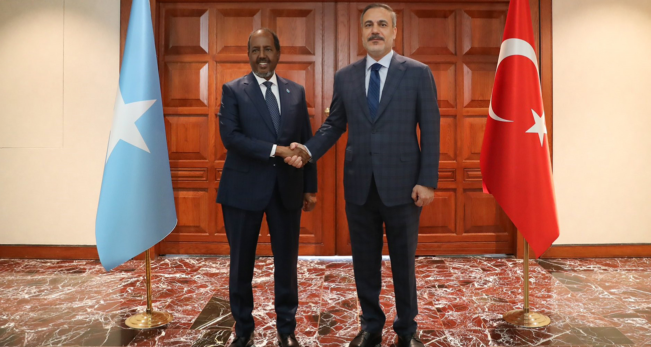 Dışişleri Bakanı Hakan Fidan, Somali Cumhurbaşkanı Hasan Şeyh Mahmud ile