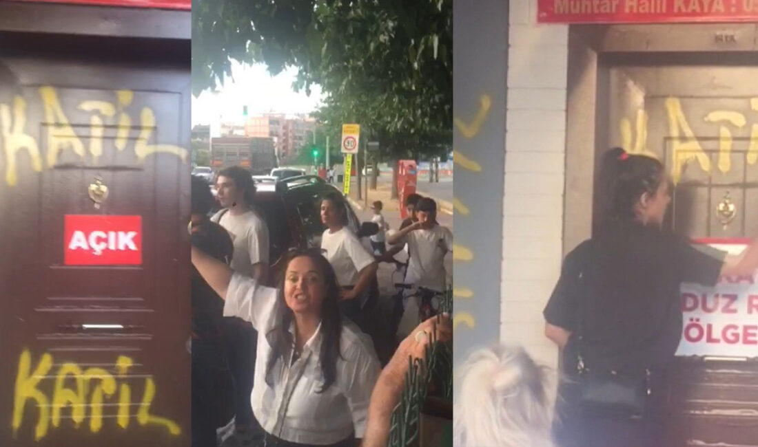 Şanlıurfa’da mahallesinde kuduz vakası görülmesinin ardından bürosu basılarak kapısına “katil”