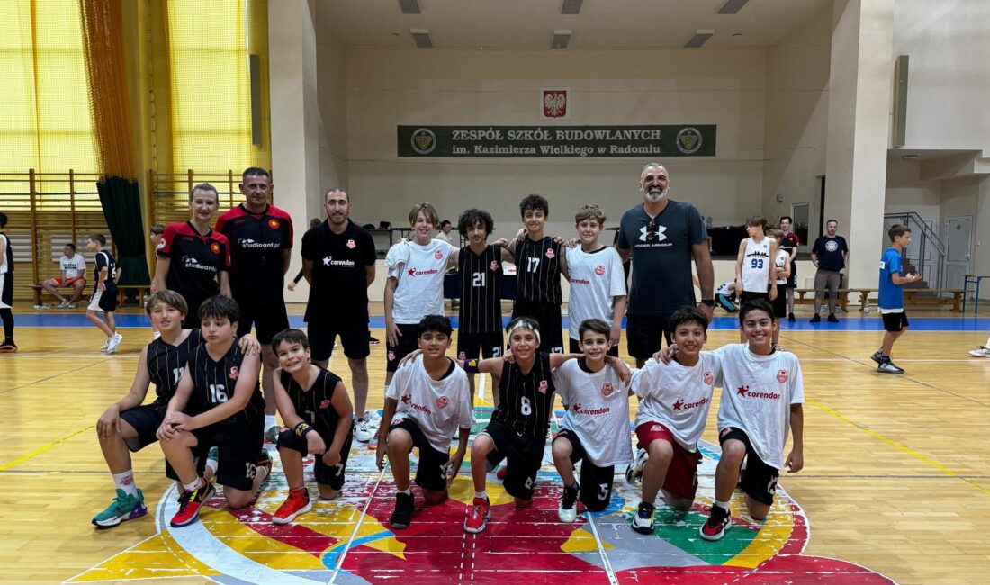 Muratpaşa Belediyespor Polanya’da parkeye çıktı Antalya Muratpaşa Belediyespor U12 basketbol