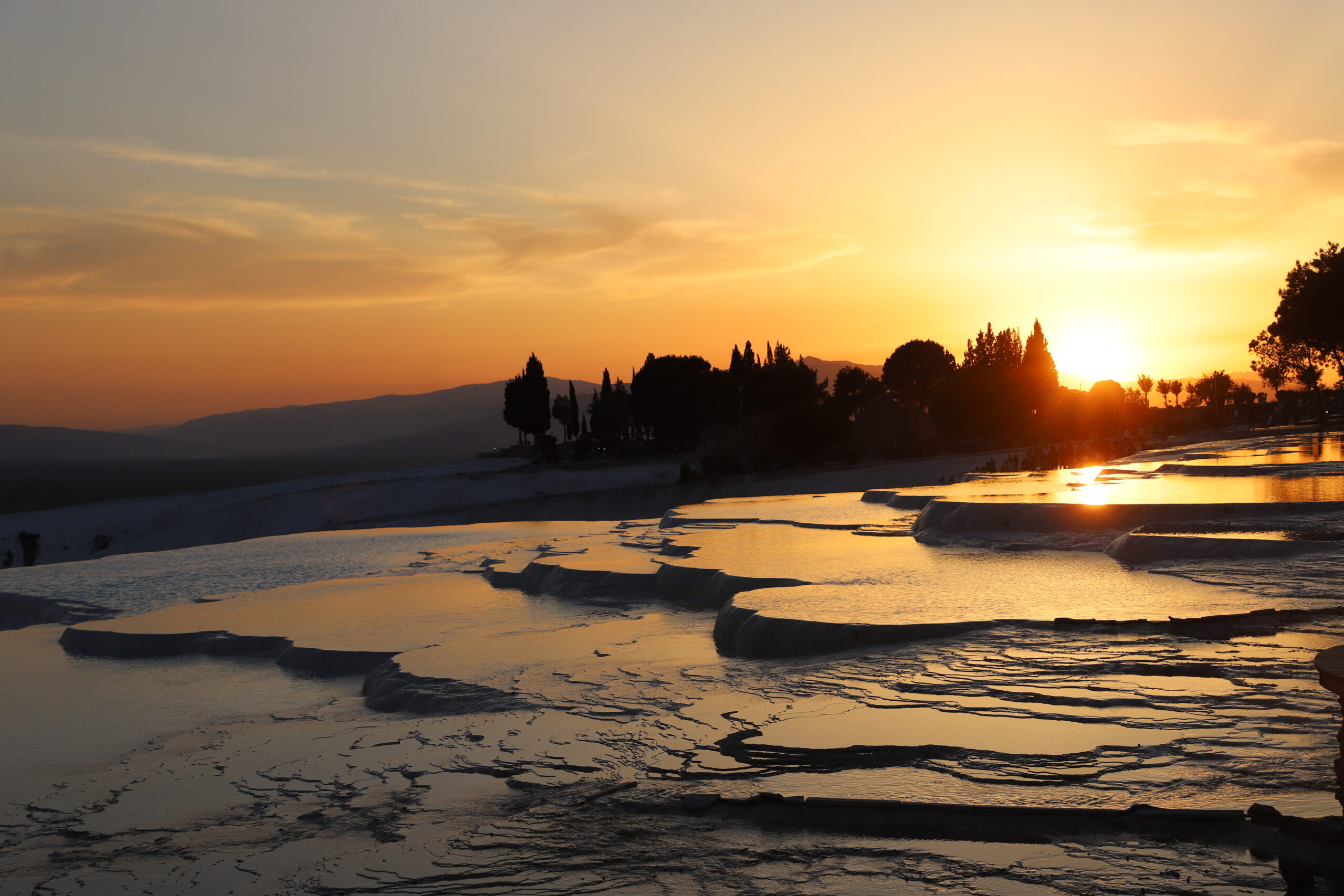 UNESCO Dünya Mirası Listesi’nde yer alan Pamukkale, Kurban Bayramı tatilinin