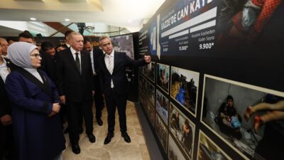 Cumhurbaşkanı Recep Tayyip Erdoğan, Kızılcahamam Kampı’nda kurulan ve İsrail’in yaptığı