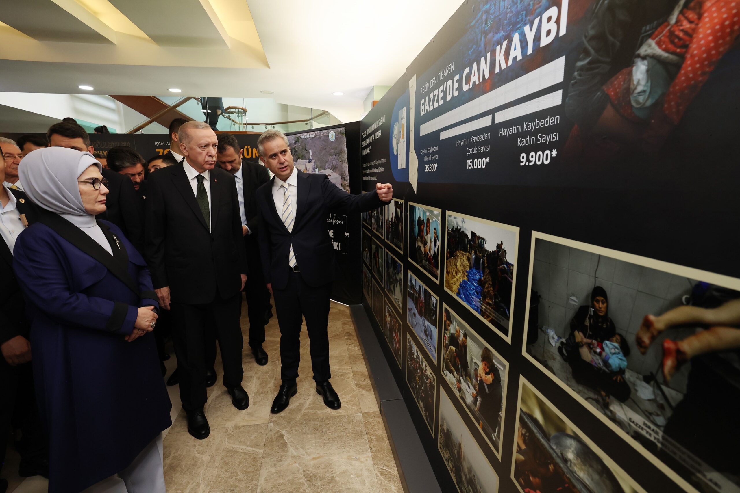 Cumhurbaşkanı Recep Tayyip Erdoğan, Kızılcahamam Kampı’nda kurulan ve İsrail’in yaptığı