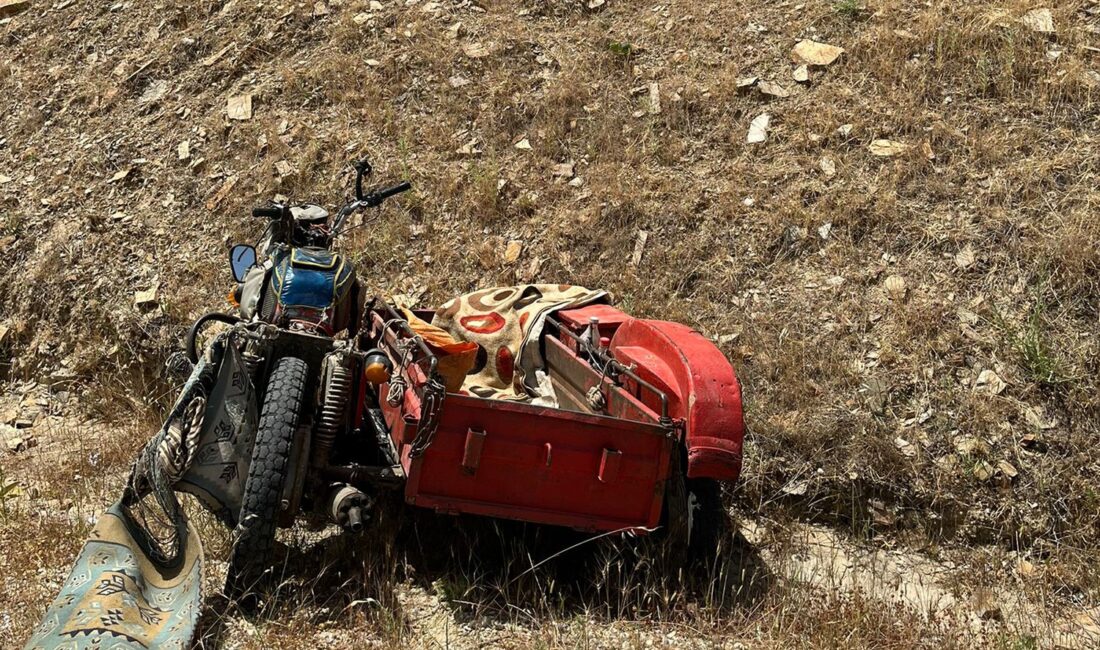 Manisa’nın Kula ilçesinde kontrolden çıkan motosikletin alt yola uçtuğu kazada