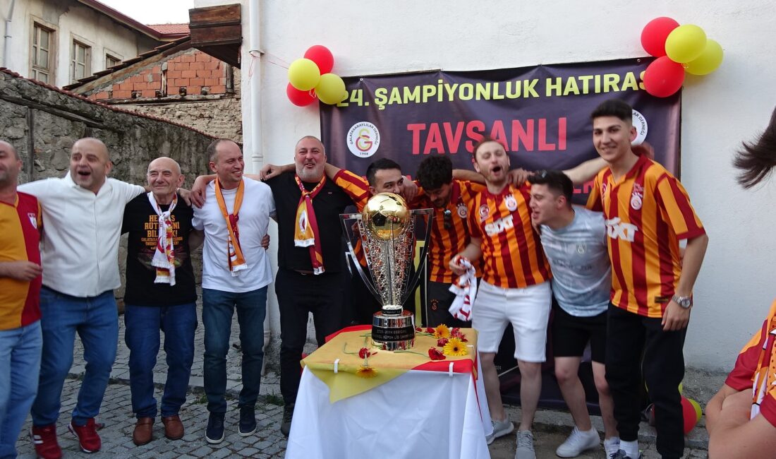 Kütahya’nın Tavşanlı ilçesine Trendyol Süper Lig Şampiyonu Galatasaray’ın 24. şampiyonluk