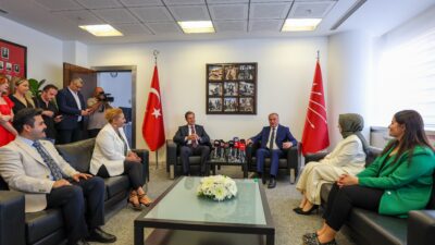 AK Parti heyeti, Kurban Bayramı dolayısıyla Cumhuriyet Halk Partisi’ni (CHP)