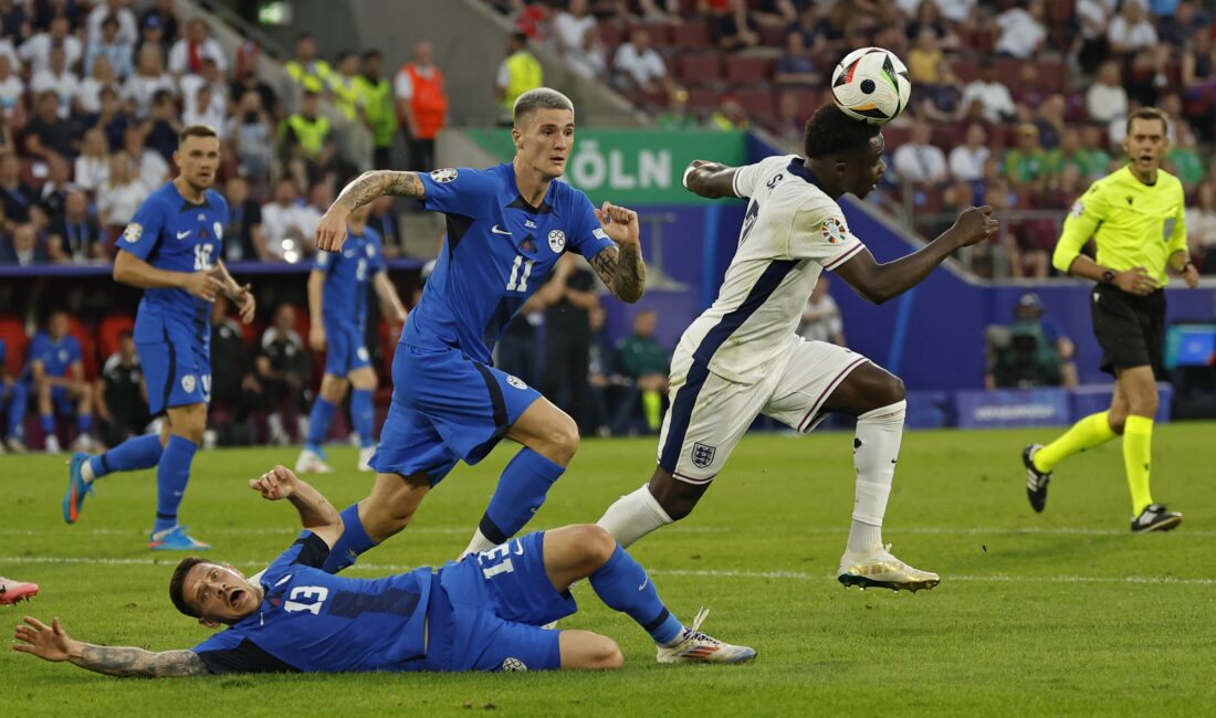 EURO 2024: İngiltere: 0 – Slovenya: 0 EURO 2024 C Grubu maçında İngiltere ile Slovenya 0-0 berabere
