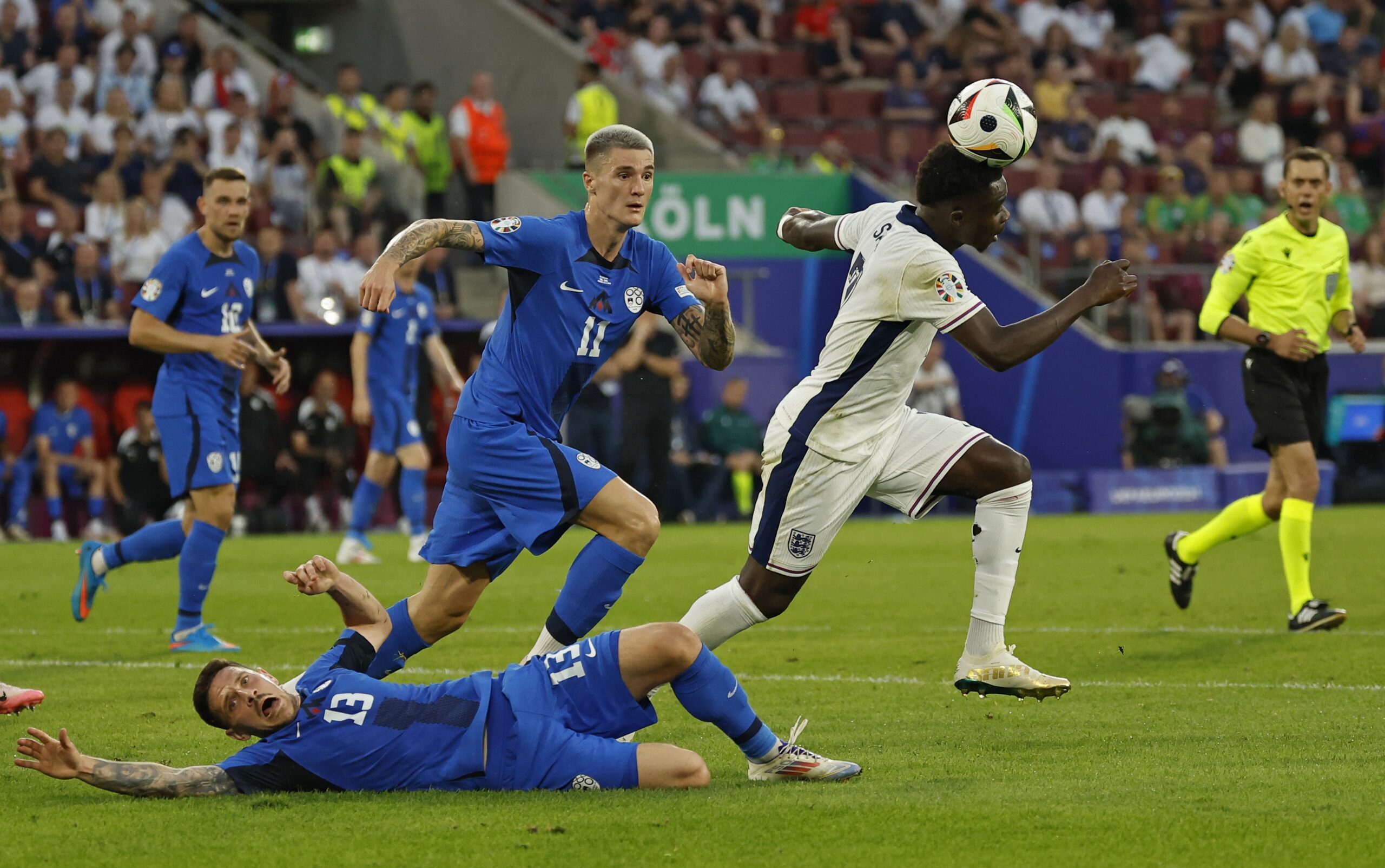 EURO 2024 C Grubu maçında İngiltere ile Slovenya 0-0 berabere