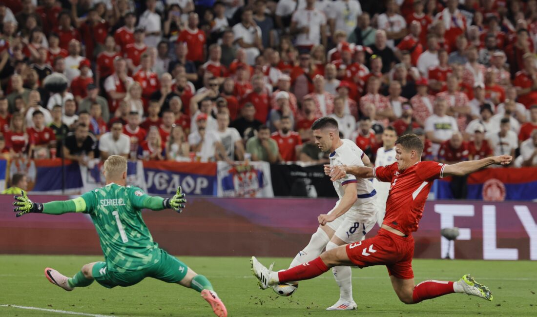 EURO 2024: Danimarka: 0 – Sırbistan: 0 2024 Avrupa Futbol Şampiyonası (EURO 2024) C Grubu maçında Danimarka