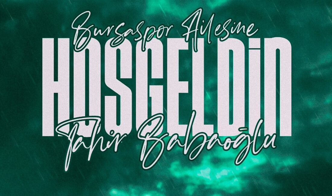 Bursaspor, Tahir Babaoğlu’nu transfer ettiğini duyurdu. Bursaspor Kulübü’nden yapılan açıklama