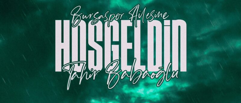 Bursaspor, Tahir Babaoğlu’nu transfer ettiğini duyurdu. Bursaspor Kulübü’nden yapılan açıklama