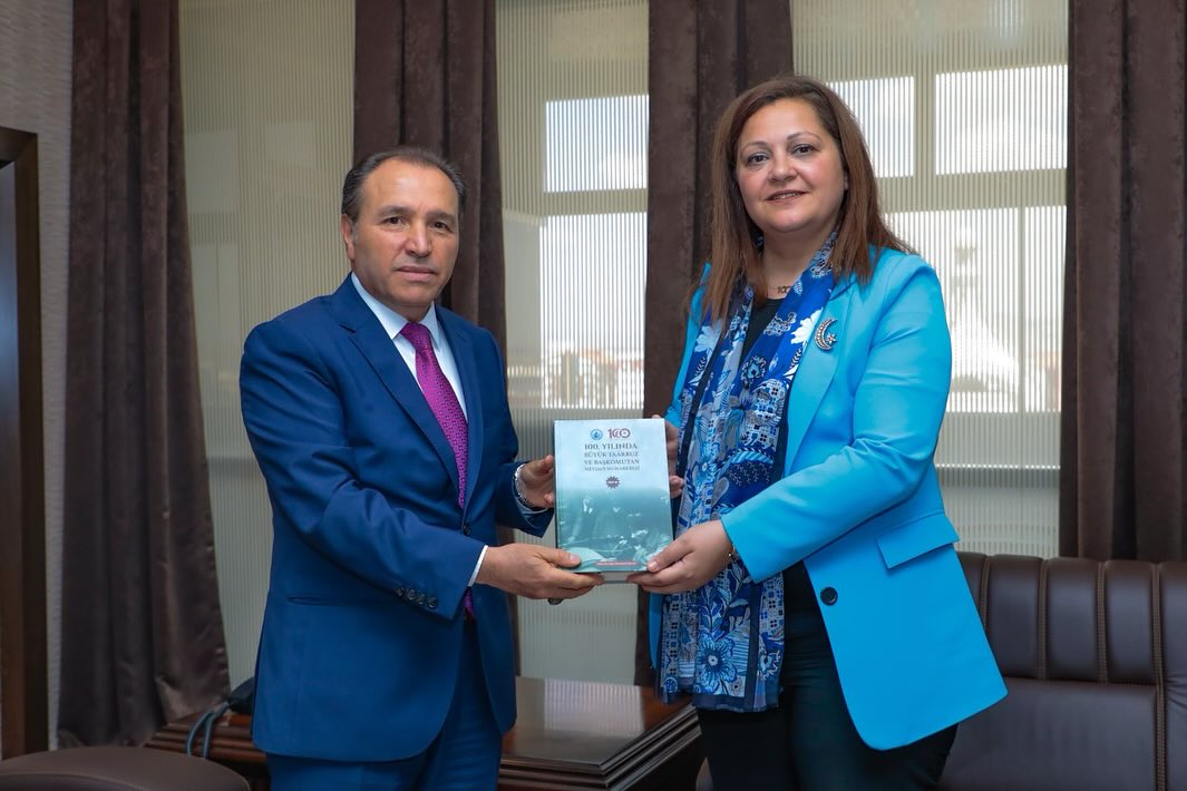 Belediye Başkanı Burcu Köksal, Afyon Kocatepe Üniversitesi Rektörü Prof. Dr.