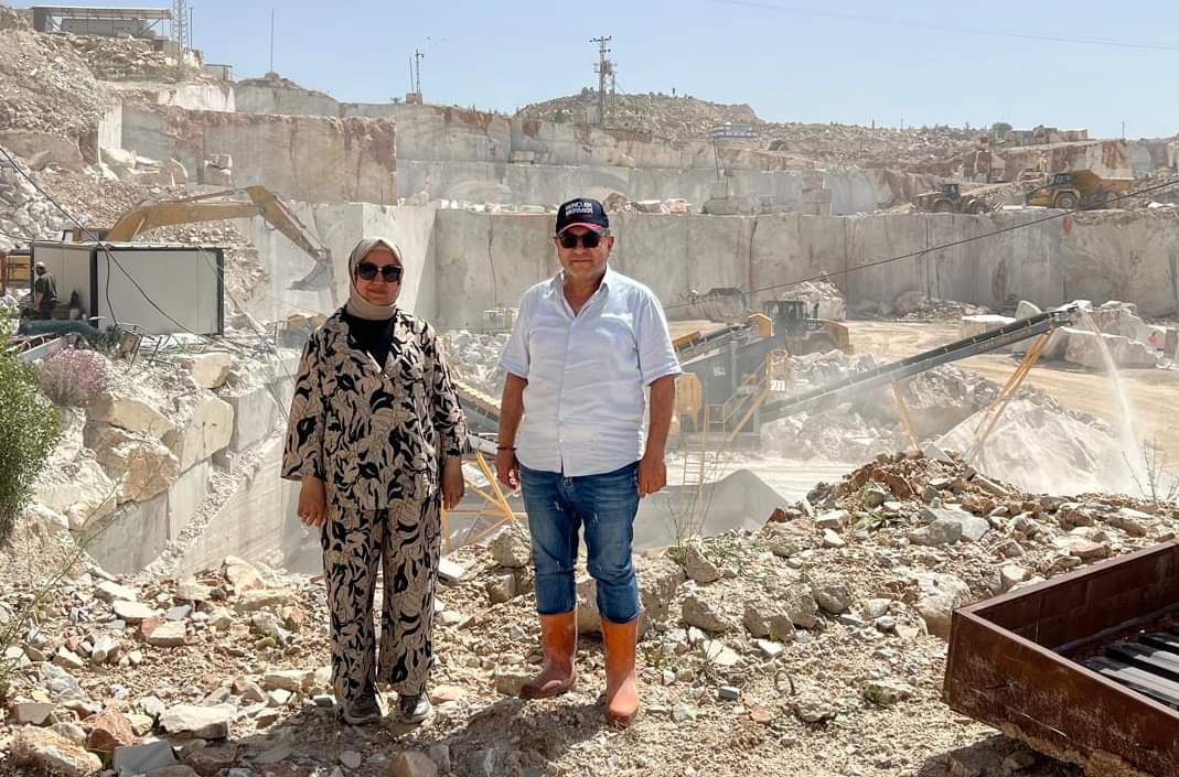 İscehisar Belediye Başkanı Seyhan Kılınçarslan, Gençler Mermer Yönetim Kurulu Başkanı