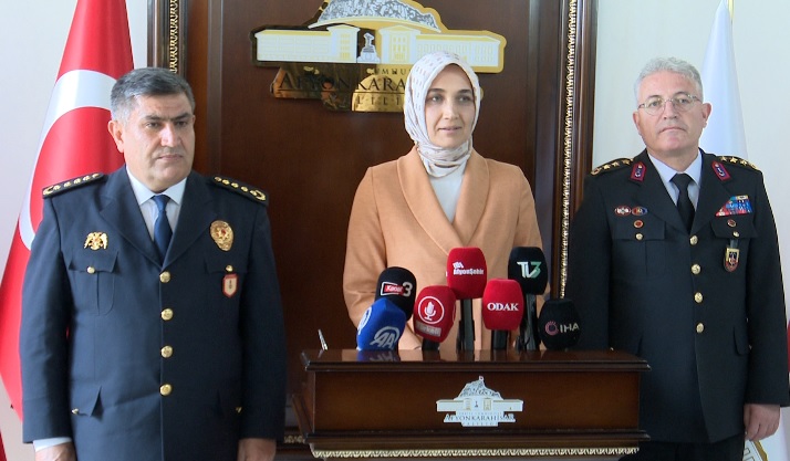 Afyonkarahisar Valisi Kübra Güran Yiğitbaşı, son bir ayda yaşanan asayiş