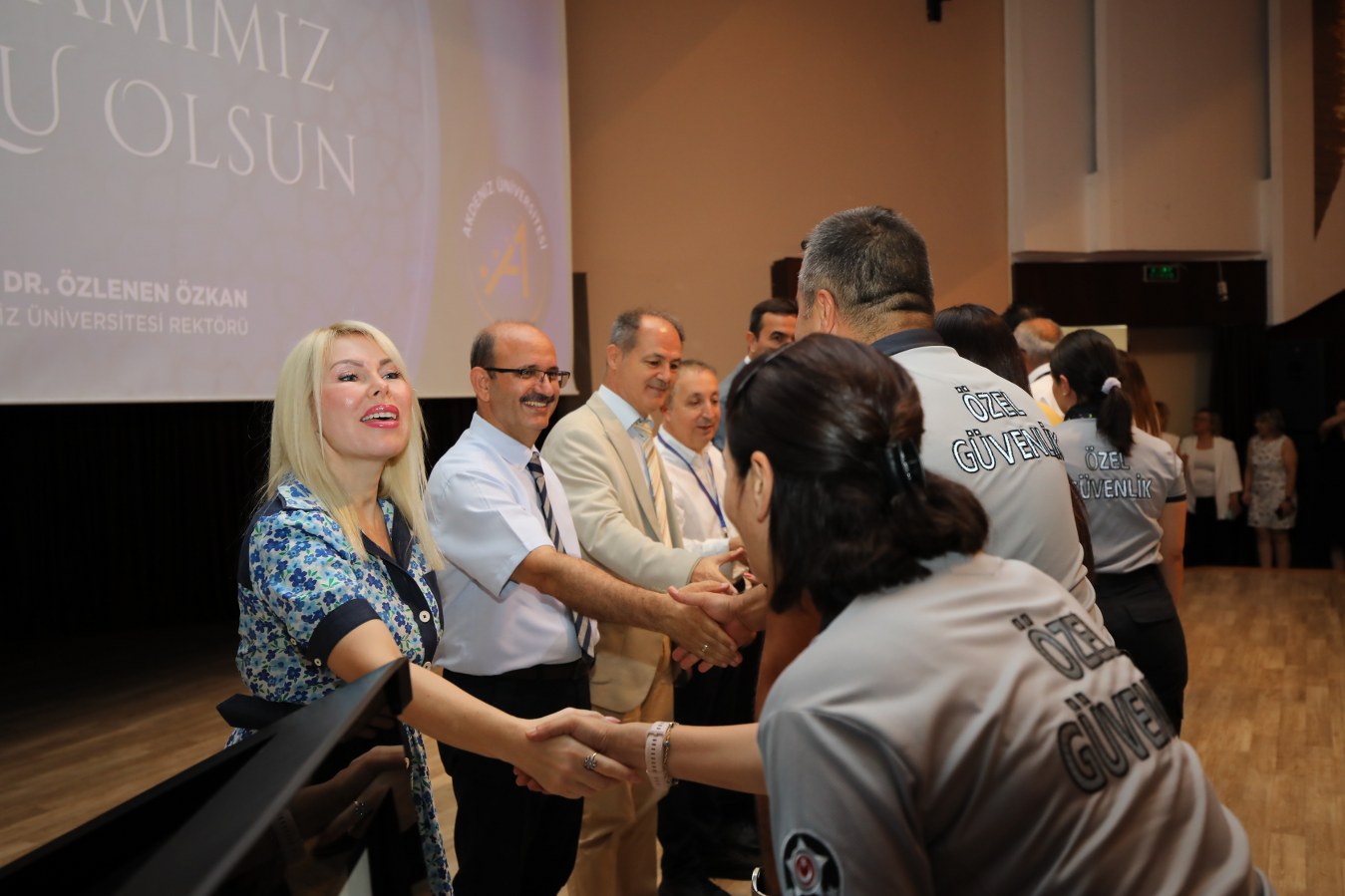 Akdeniz Üniversitesi akademik ve idari personeli, Kurban Bayramı dolayısıyla düzenlenen