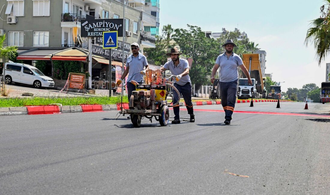Antalya Muratpaşa Belediyesi, Güzeloba Mahallesi’nde kentin önemli ulaşım akslarından biri