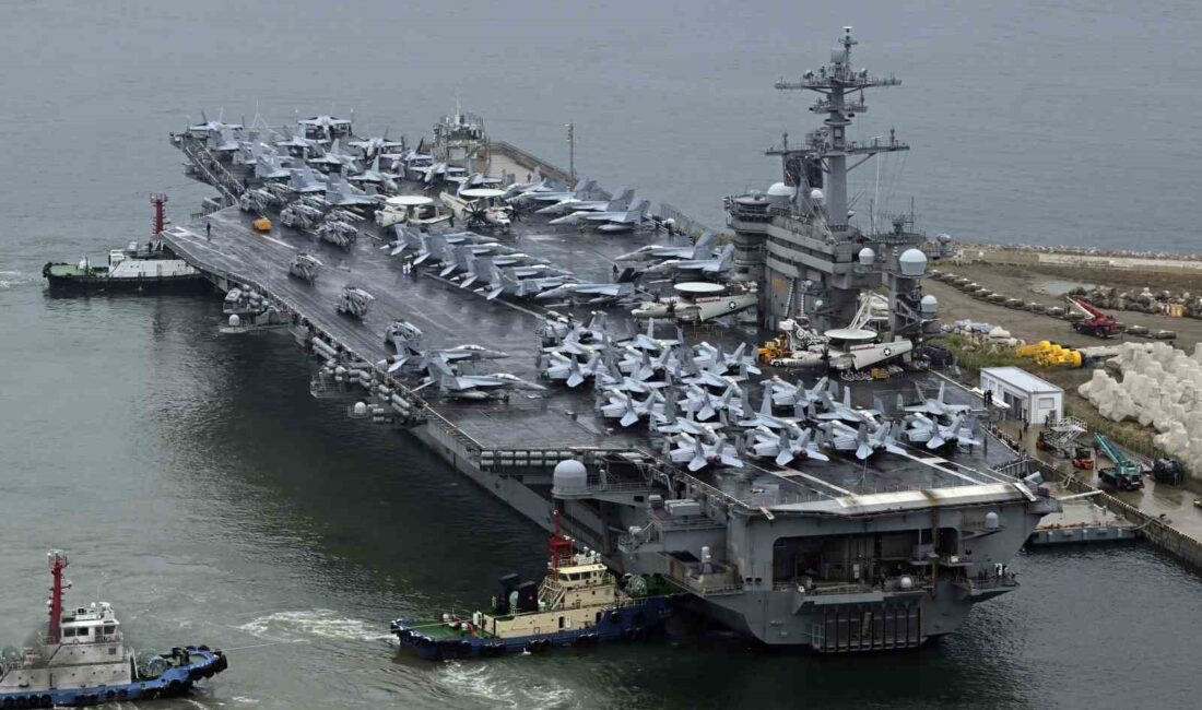 ABD’nin nükleer enerjiyle çalışan uçak gemisi Theodore Roosevelt (CVN 71),
