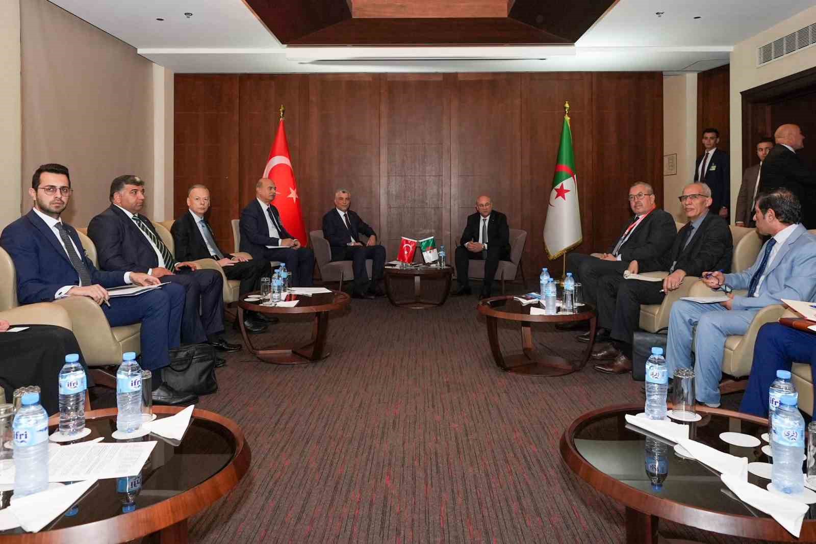TİCARET BAKANI ÖMER BOLAT, CEZAYİR TEMASLARI ÇERÇEVESİNDE CEZAYİR TİCARET VE