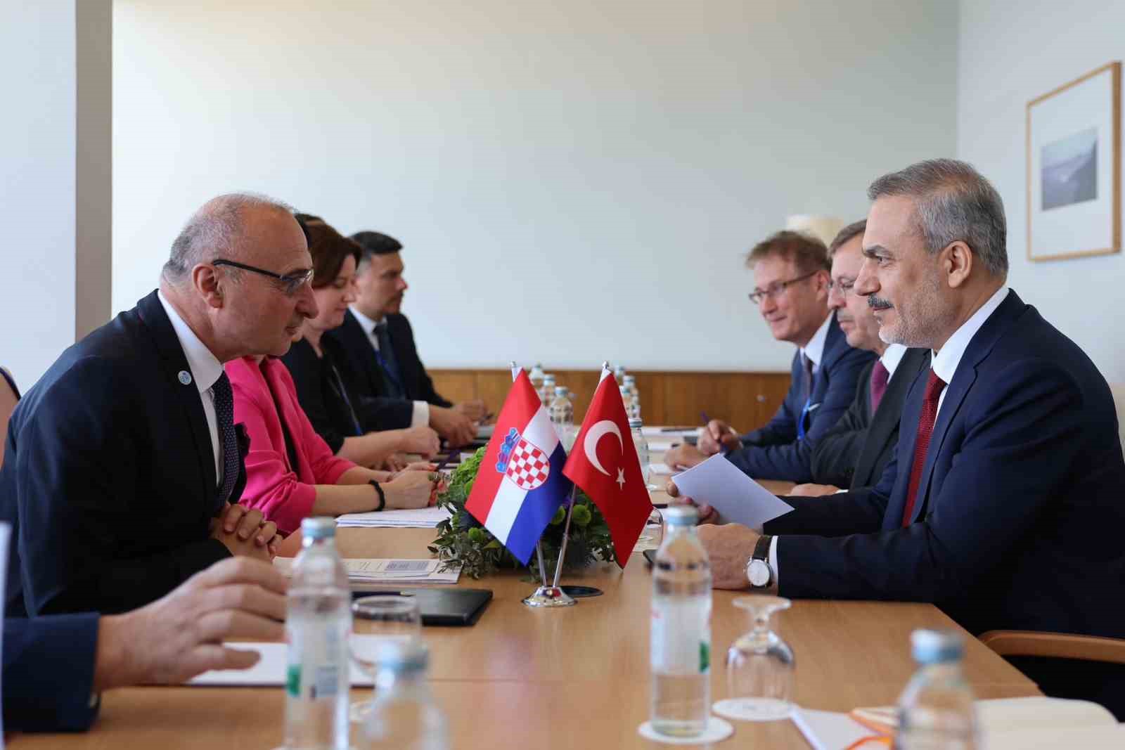 Dışişleri Bakanı Hakan Fidan, Dubrovnik’te Hırvatistan Dışişleri Bakanı Gordan Grliç
