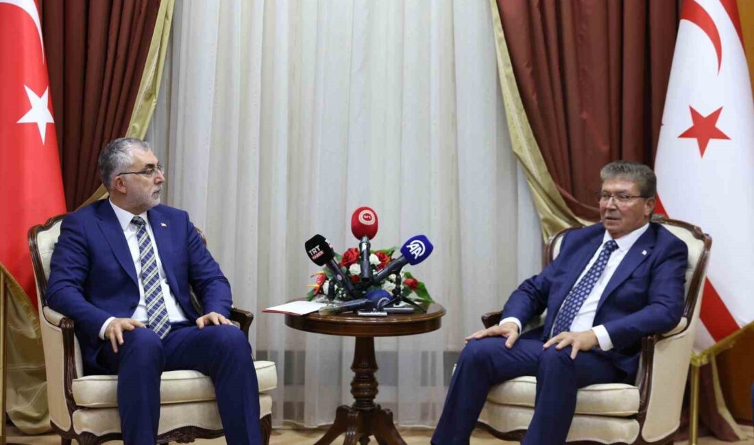 Çalışma ve Sosyal Güvenlik Bakanı Vedat Işıkhan, Lefkoşa’da Kuzey Kıbrıs