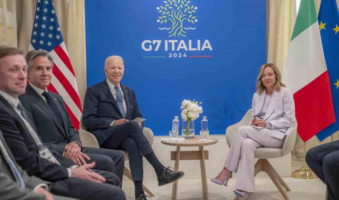 ABD Başkanı Joe Biden, G7 Zirvesi’ne katılmak üzere geldiği Puglia’da