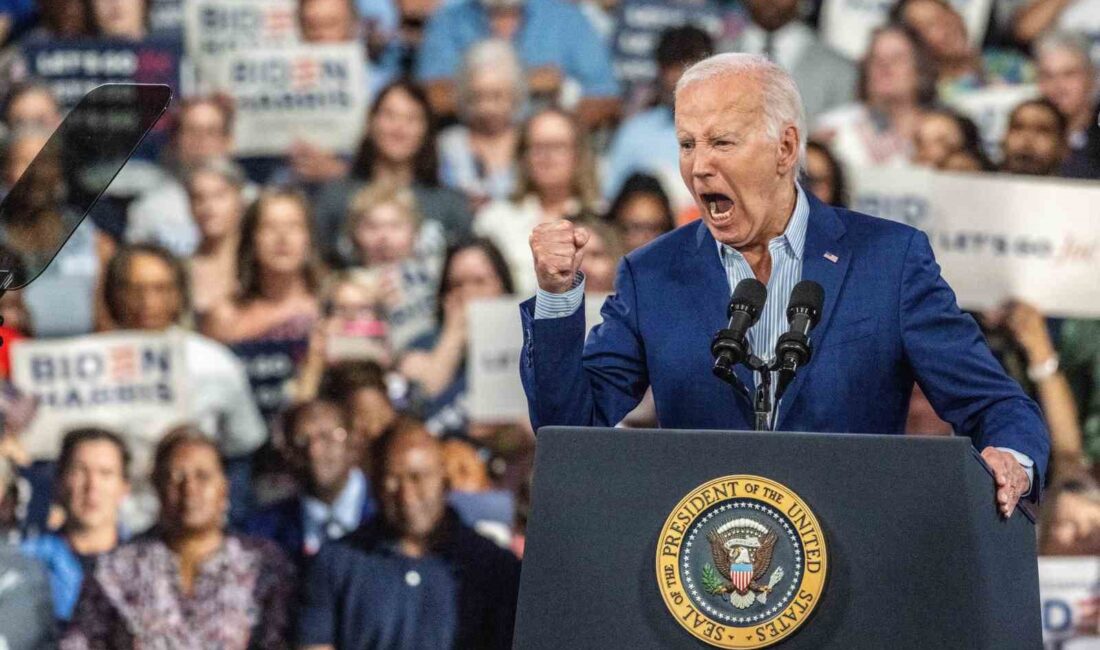   ABD Başkanı Joe Biden, seçim kampanyası çerçevesinde Kuzey Carolina