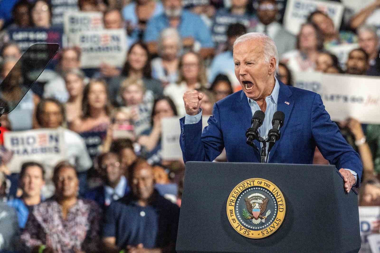   ABD Başkanı Joe Biden, seçim kampanyası çerçevesinde Kuzey Carolina