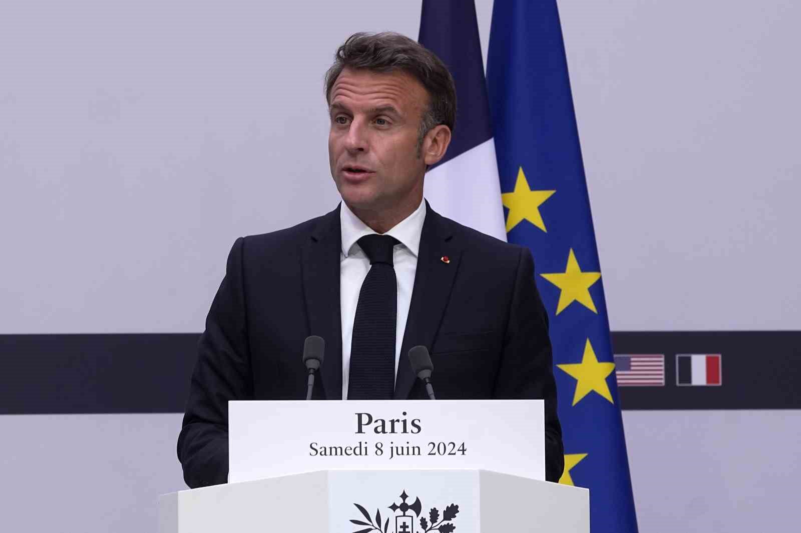 ABD Başkanı Joe Biden, Fransa Cumhurbaşkanı Emmanuel Macron ile düzenlediği