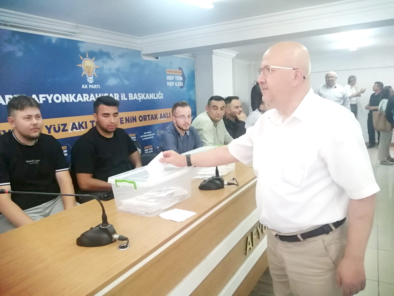 AK Parti İl Başkanlığı tarafından İl Başkanlığı seçimi için gerçekleştirilen