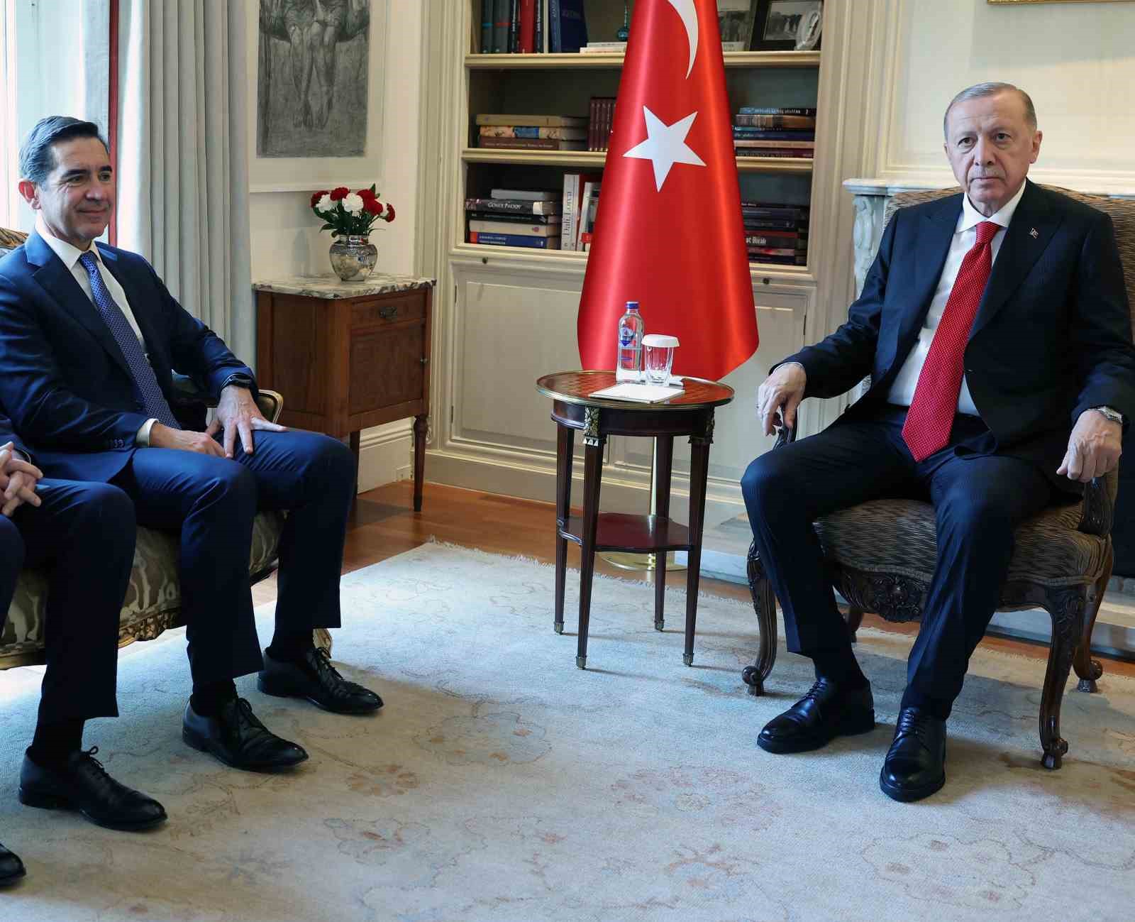 Cumhurbaşkanı Recep Tayyip Erdoğan, İspanya programı kapsamında BBVA İcra Kurulu
