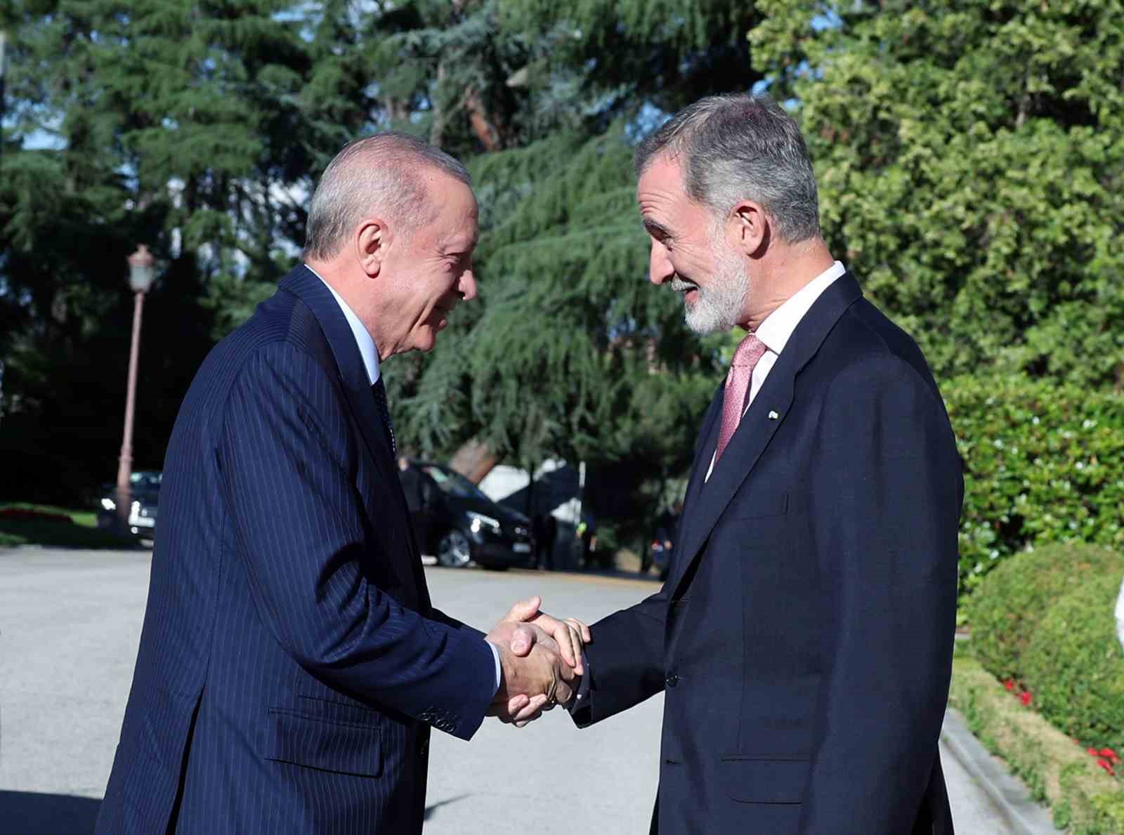 Cumhurbaşkanı Recep Tayyip Erdoğan, Türkiye-İspanya 8. Hükümetler Arası Zirvesi çerçevesinde