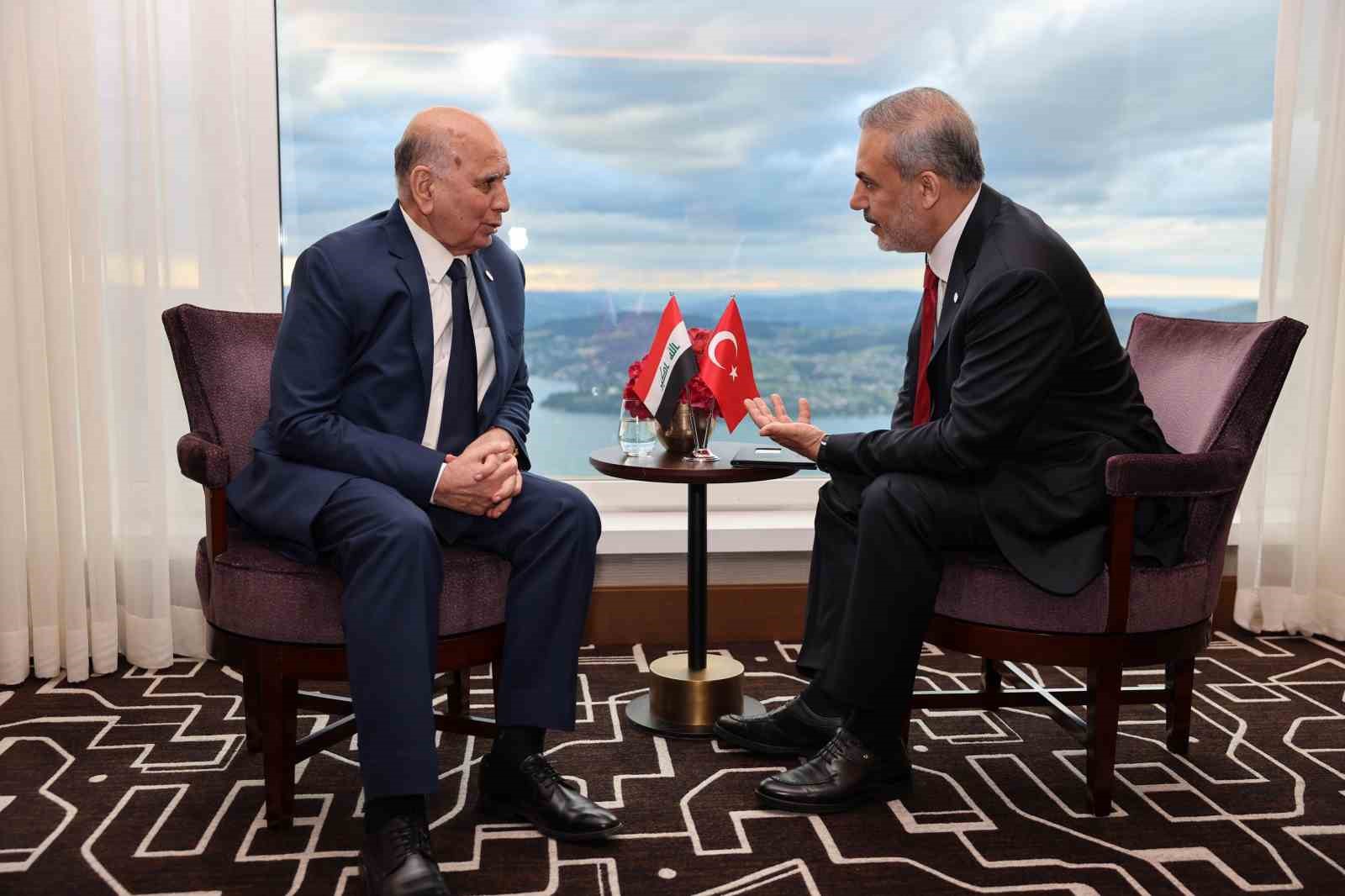 Dışişleri Bakanı Hakan Fidan, İsviçre temasları çerçevesinde Irak Başbakan Yardımcısı