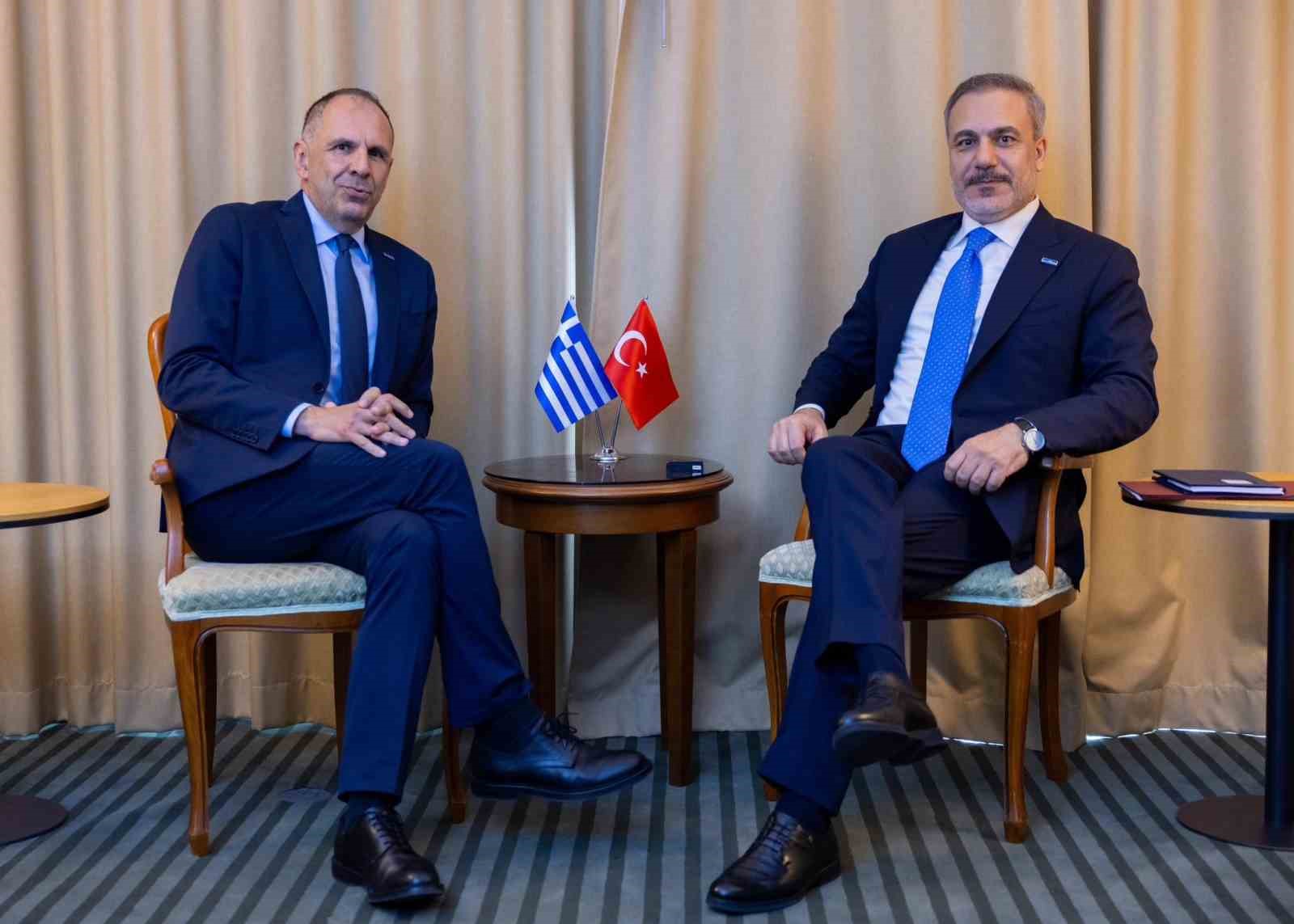 Dışişleri Bakanı Hakan Fidan, Yunanistan Dışişleri Bakanı Yorgos Yerapetritis ile