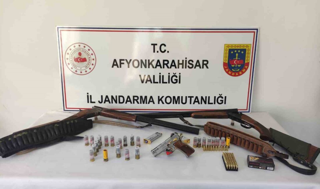 Afyonkarahisar’da düğün eğlencesinde havaya ateş ederek genel güveliği tehlikeye sokan