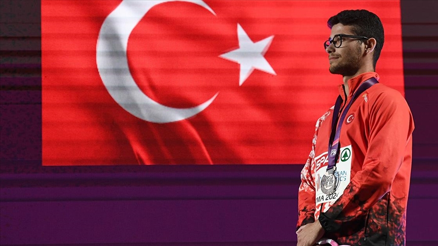 İtalya’da düzenlenen 2024 Avrupa Atletizm Şampiyonası’nda milli sporcu Ersu Şaşma,