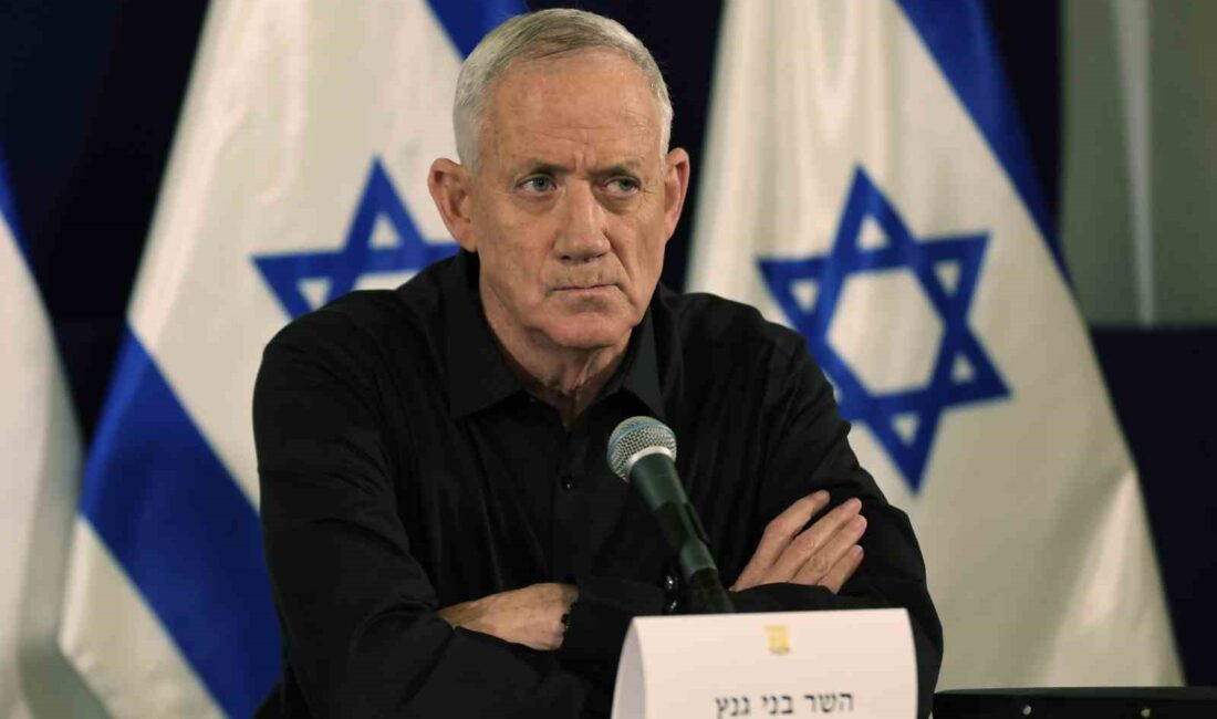 İsrail Savaş Kabinesi üyesi Benny Gantz, ABD Başkanı Joe Biden’ın