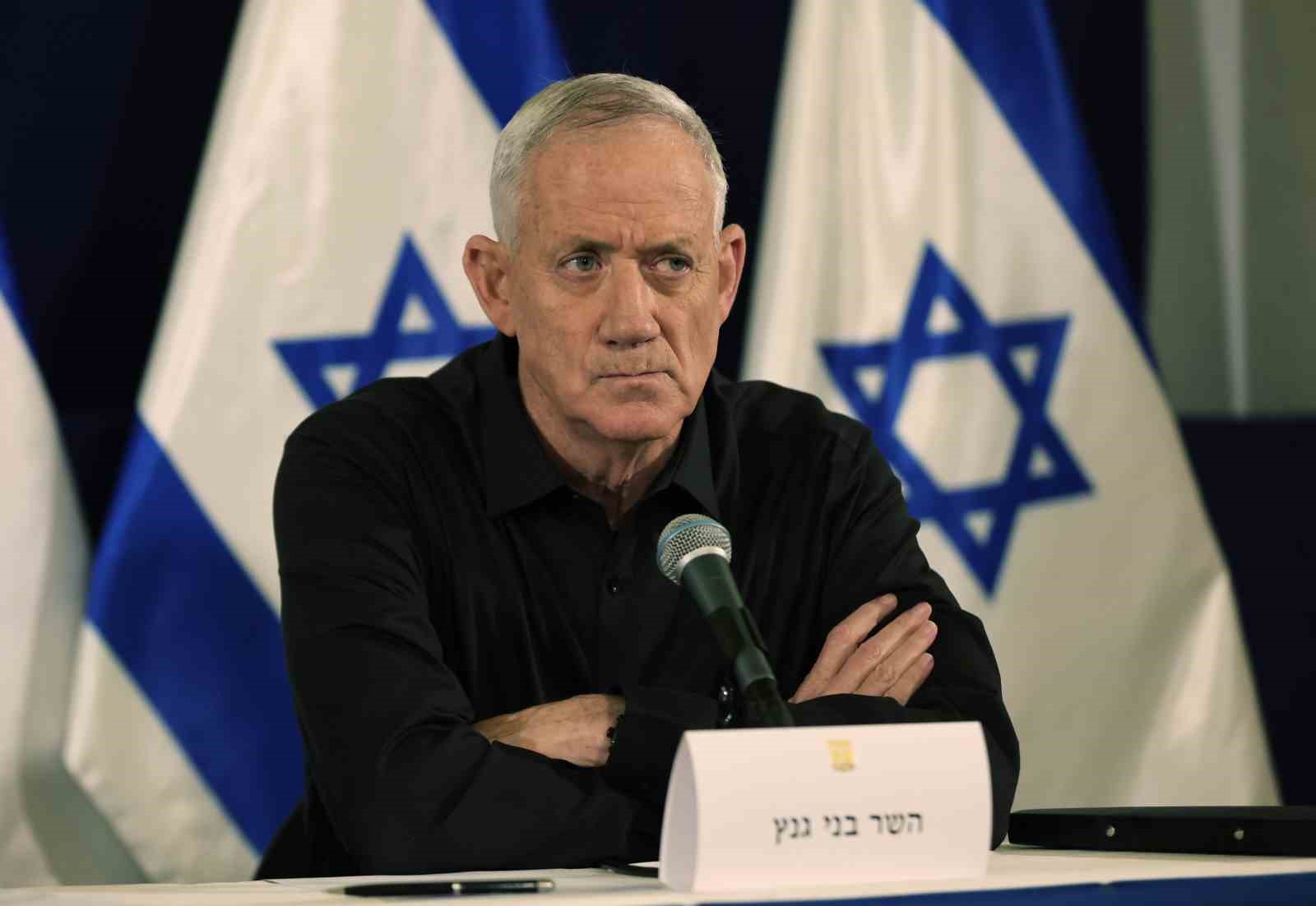 İsrail Savaş Kabinesi üyesi Benny Gantz, ABD Başkanı Joe Biden’ın