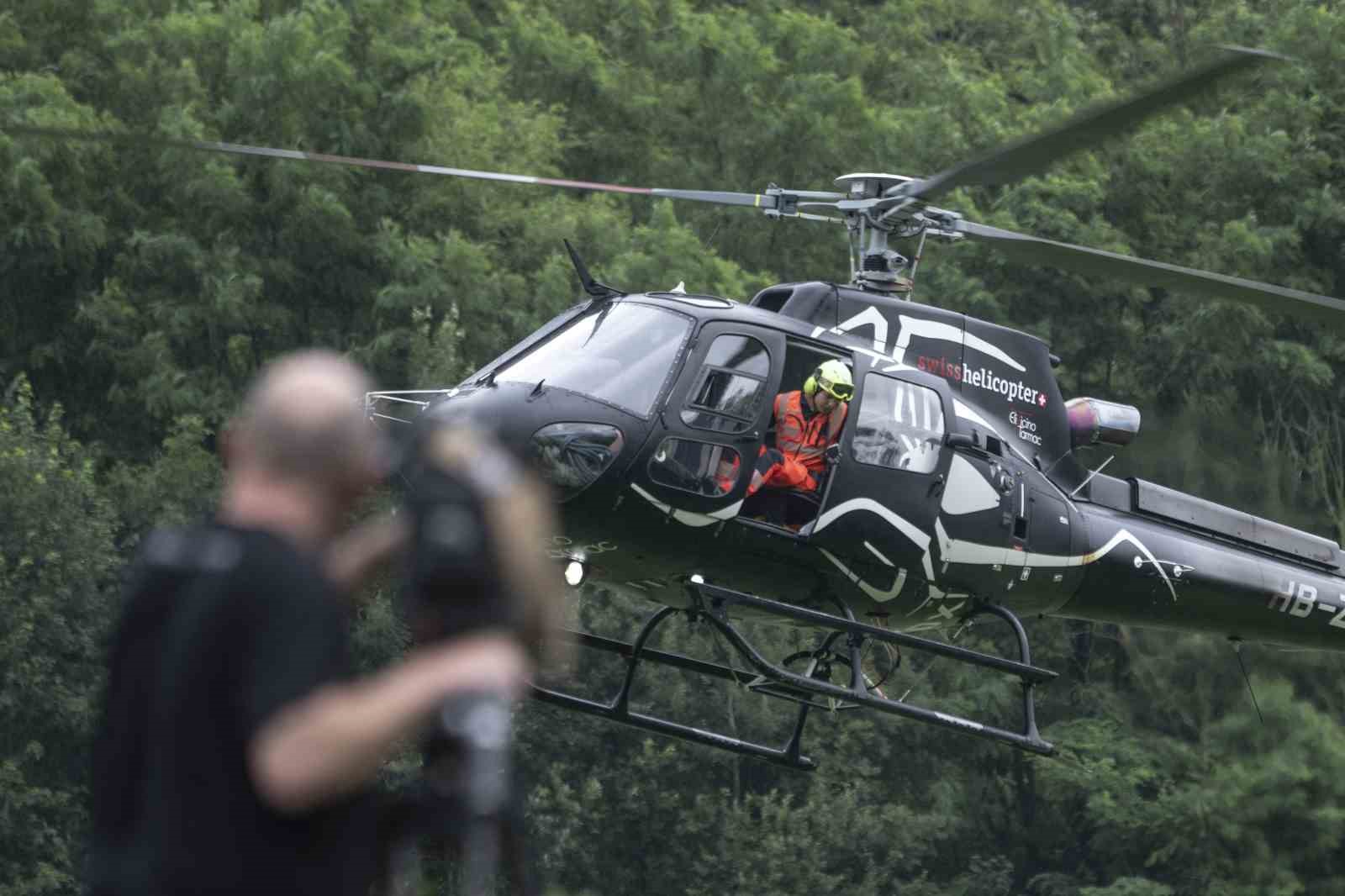 İsviçre’nin Valais ve Ticino kantonlarında meydana gelen heyelan ve sellerde