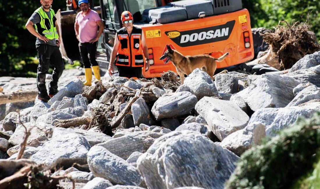 İsviçre’nin Graubünden kantonundaki Misox Vadisi’nde Cuma günü meydana gelen toprak