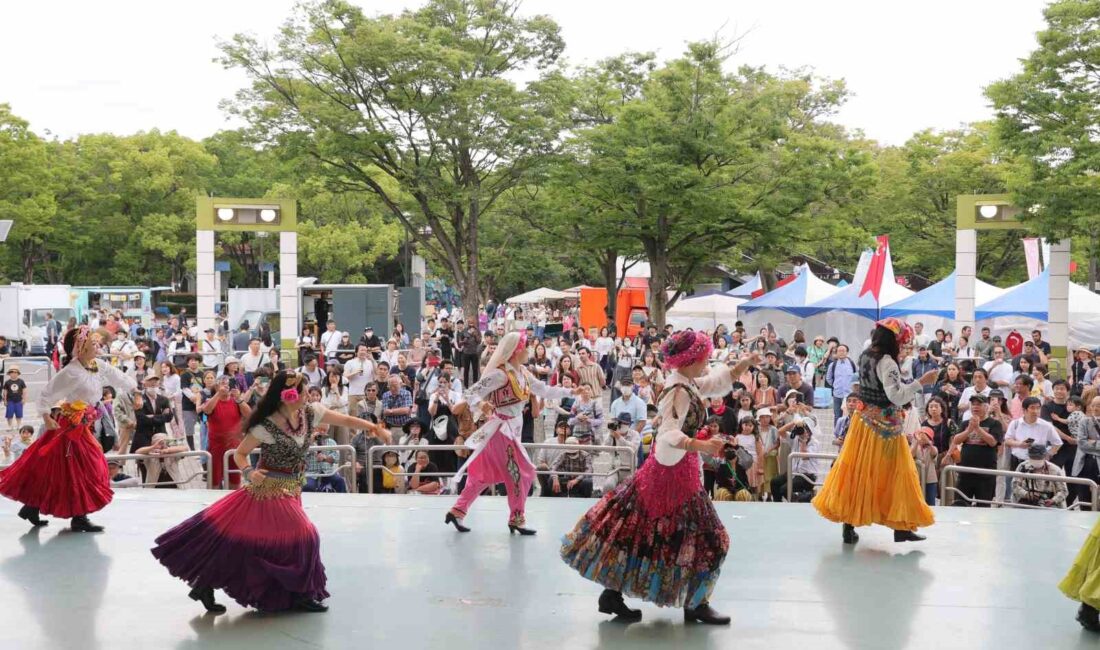 Japonya’nın başkenti Tokyo’da düzenlenen Türkiye Festivali’nde, Türk lezzetlerini deneme fırsatı
