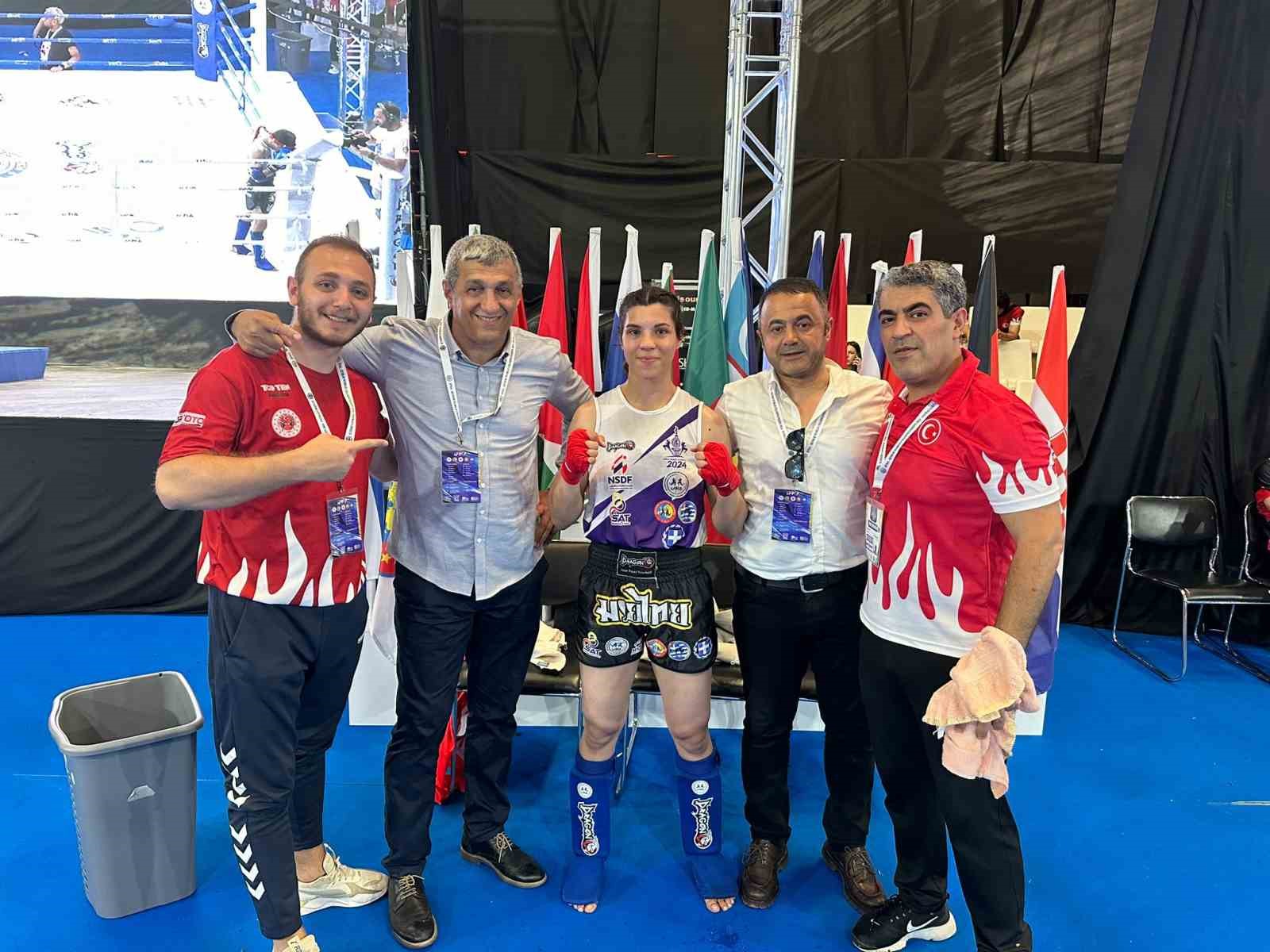 YUNANİSTAN'IN PATRAS ŞEHRİNDE DÜZENLENEN MUAYTHAİ DÜNYA ŞAMPİYONASI'NDA AFYONKARAHİSARLI MİLLİ SPORCU