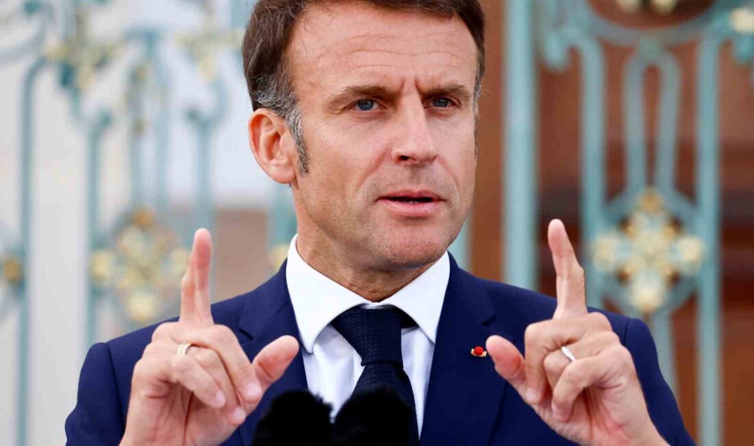 Fransa Cumhurbaşkanı Emmanuel Macron, İsrail’in saldırılarını sürdürdüğü Gazze’deki savaşın sona