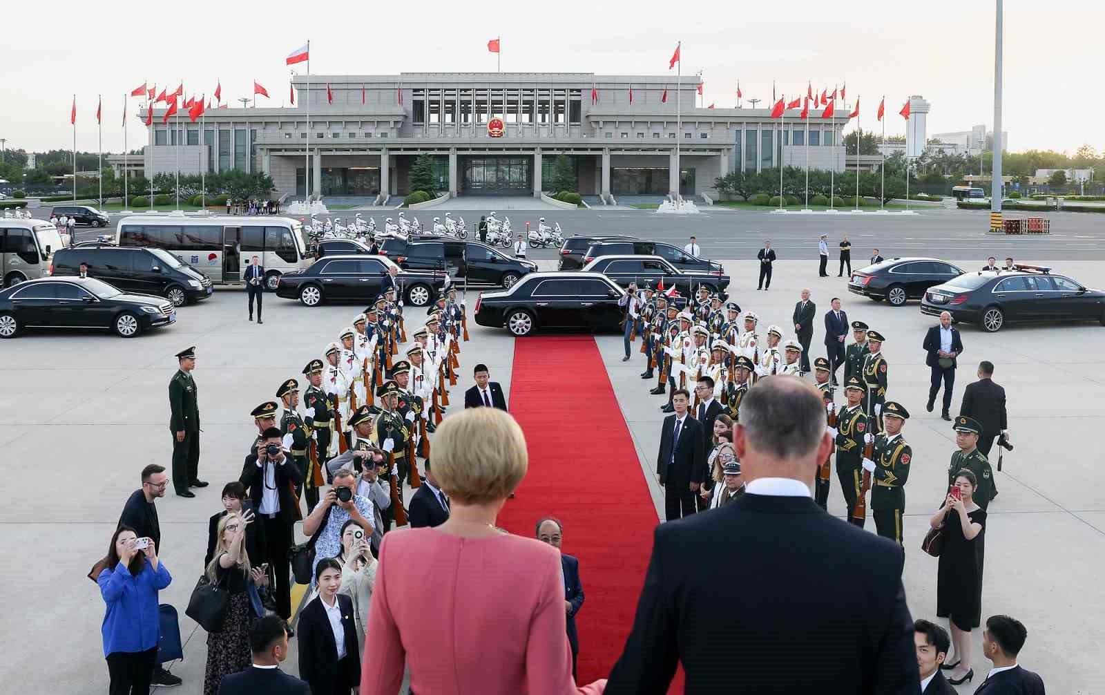 Polonya Cumhurbaşkanı Andrzej Duda, resmi ziyaret çerçevesinde Çin’in başkenti Pekin’e