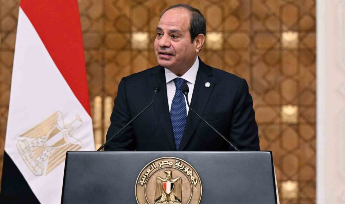 Azerbaycan Cumhurbaşkanı İlham Aliyev, Mısır Cumhurbaşkanı Abdülfettah es-Sisi ile gerçekleştirdiği