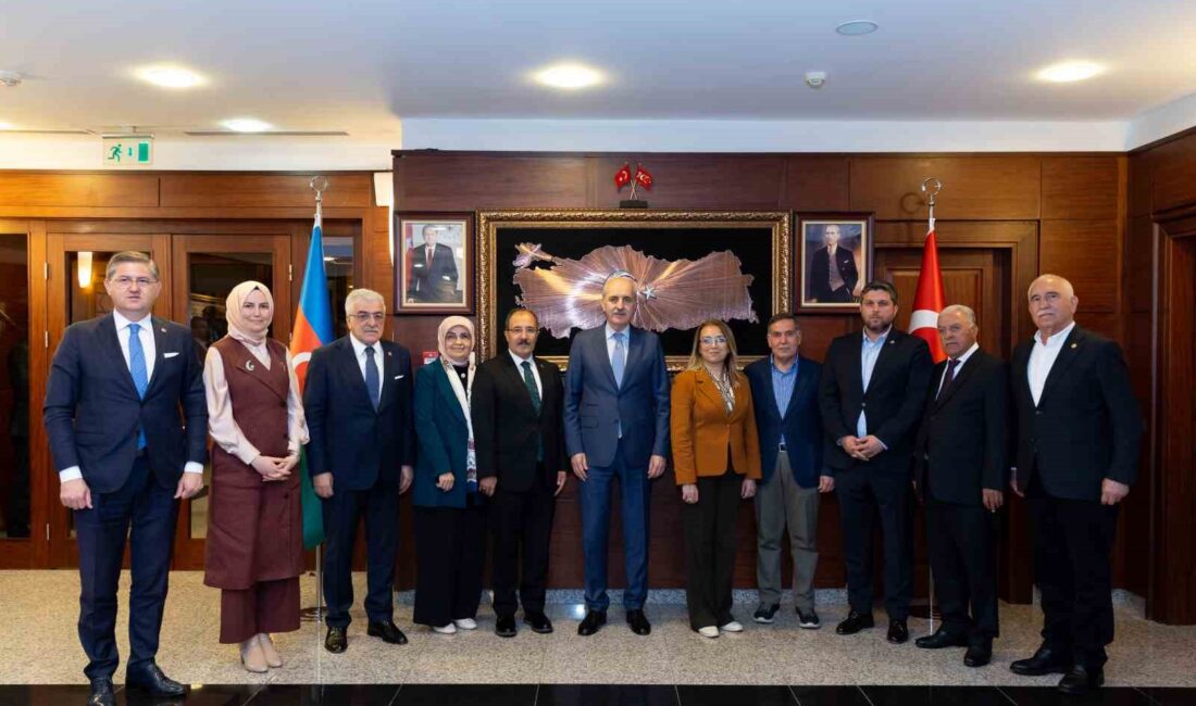 TBMM Başkanı Numan Kurtulmuş, Türkiye’nin Bakü Büyükelçiliğini ziyaret ederek, Büyükelçi
