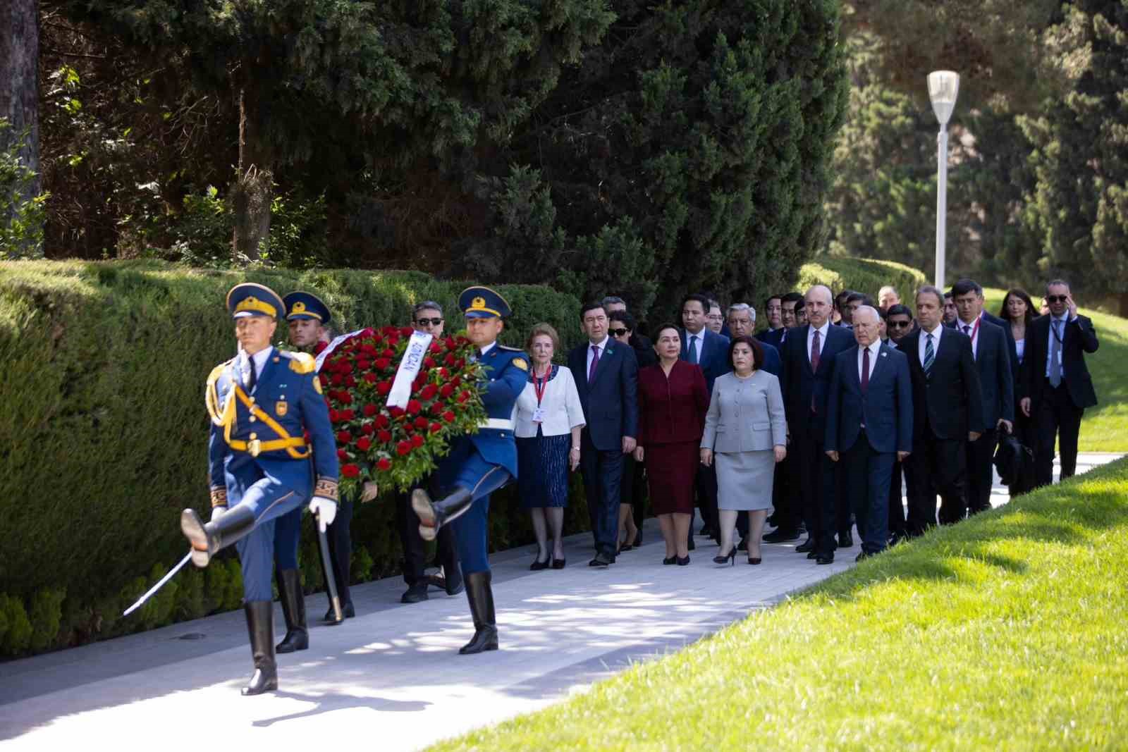 Türkiye Büyük Millet Meclisi Başkanı (TBMM) Numan Kurtulmuş, Bakü’de Haydar